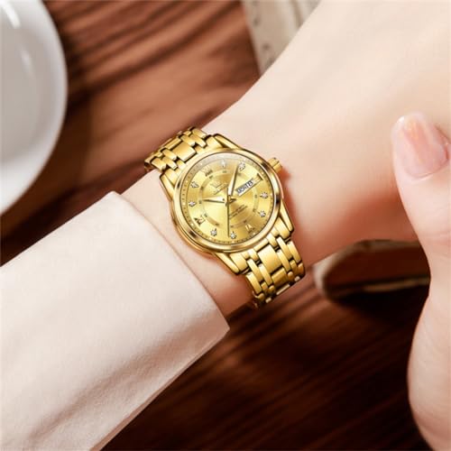 Fashion Women's Diamond Watches for Ladies
| OLEVS Waterproof Women's Watch Ladies Quartz Stainless Steel
| OLEVS Women
